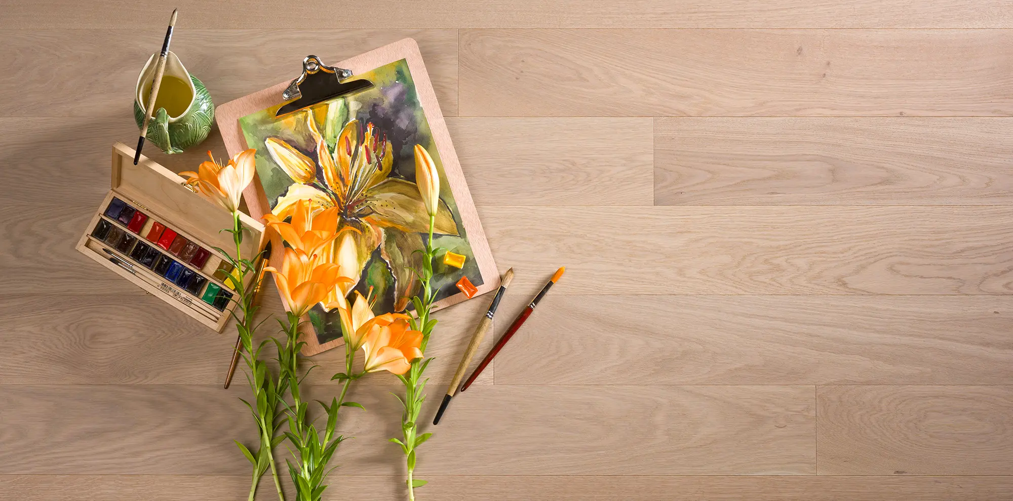 ТИТАНОВЫЙ БУФФ Паркетная доска