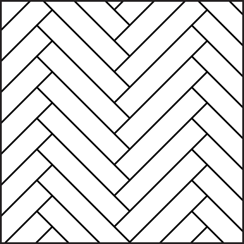 Тростниковый рустикальный Английская елка 90⁰